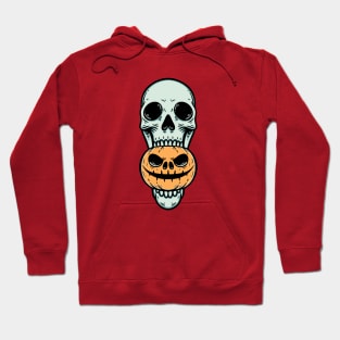 Happy Halloween Skull Pumpkin Hoodie